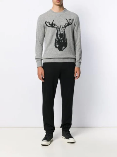 Shop Ron Dorff Moose Sweatshirt In Grey