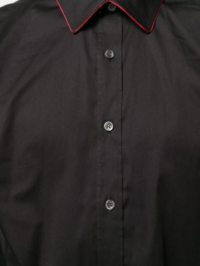 Shop Alexander Mcqueen Classic Tailored Shirt In Black