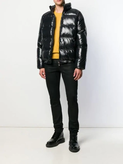 Shop Pyrenex Feather Down Jacket In Black
