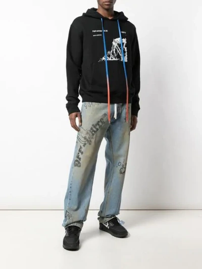 OFF-WHITE EXTREME BLEACH JEANS - 蓝色