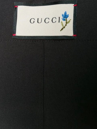 Shop Gucci Hose Mit Geradem Bein In Black