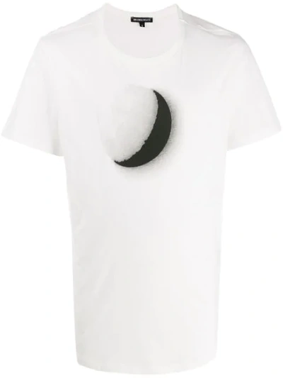 Shop Ann Demeulemeester Moon Crescent T-shirt In 002 Off Wht Print