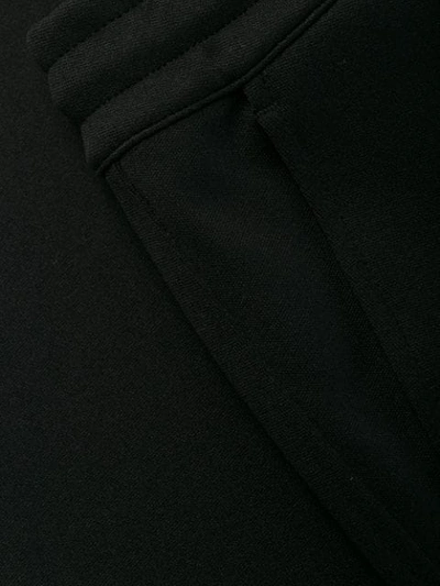 Shop Y-3 Drawstring Waist Trousers In Black