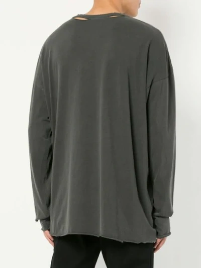 Shop Alchemist Truckin' Long-sleeved Top In Grey