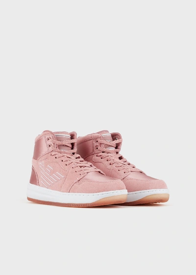 Shop Emporio Armani Sneakers - Item 11762552 In Pink