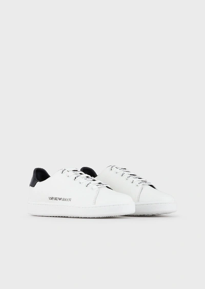 Shop Emporio Armani Sneakers - Item 11764588 In White