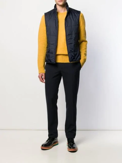 Fay Single-breasted Tailored Coat In Blue