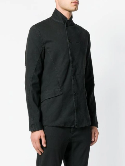 Shop Transit Buttoned Shirt Jacket - Black