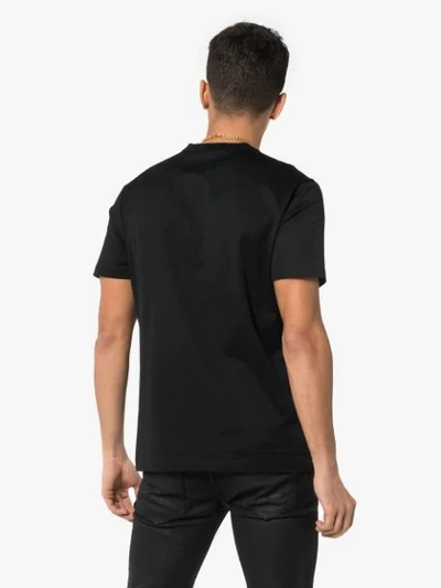 Shop Versace Medusa Head Stamp T-shirt - Black