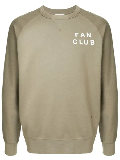 Shop Wood Wood Fan Club Sweater In Green