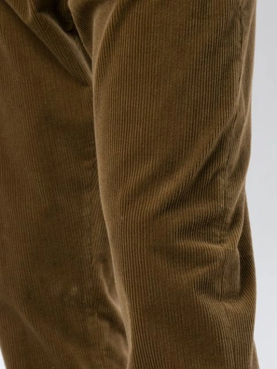 Shop N°21 Corduroy Straight-leg Trousers In Brown