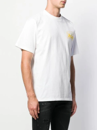 Shop Aries 'classic Temple' T-shirt In White