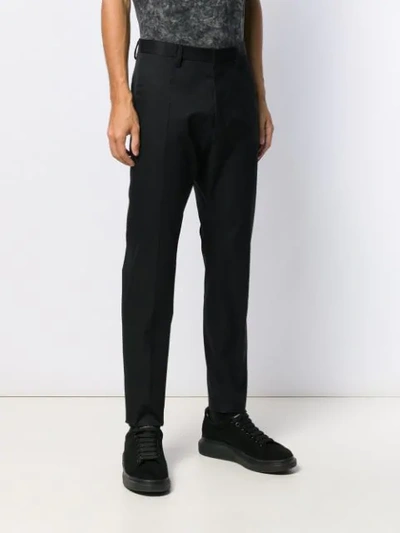 Shop Dsquared2 Tapered Chinos In Black