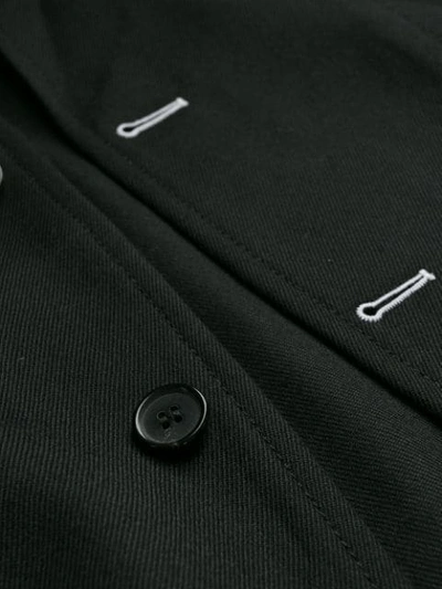 Shop Comme Des Garçons Shirt Contrast Stitch Blazer In Black