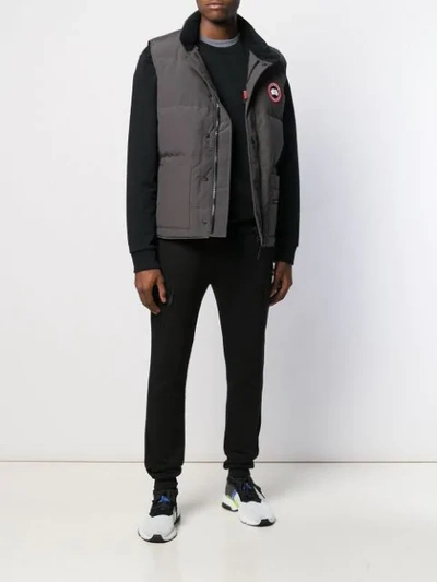 CANADA GOOSE FREESTYLE FEATHER DOWN GILET - 灰色