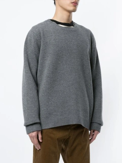 Shop N°21 Crew Neck Sweater In Grey