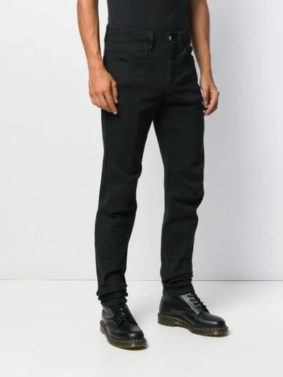 Shop Andrea Ya'aqov Slim-fit Jeans In Black