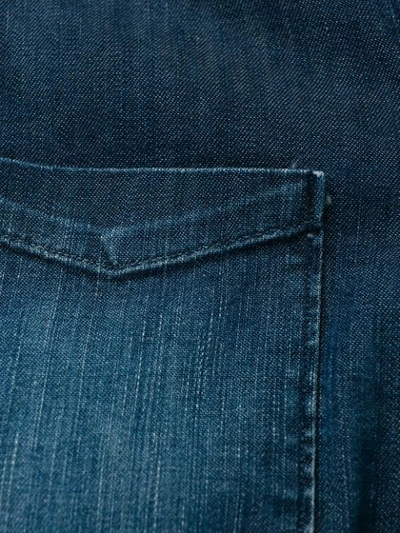 DONDUP PLAIN DENIM SHIRT - 蓝色