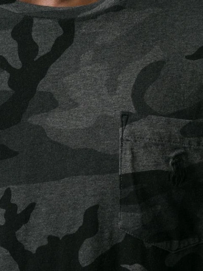 Shop Polo Ralph Lauren Camouflage Print T In Grey