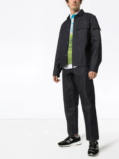 Jil Sander Loose-cut Five-pocket Jeans In Blue