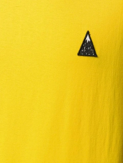 Shop J. Lindeberg Bridge Embroidered Logo T-shirt In K021 Sun Yellow