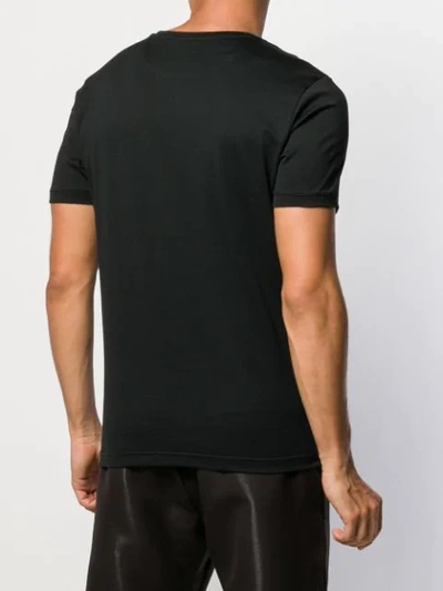 Shop Fendi Karl Kollage Printed T-shirt In Black