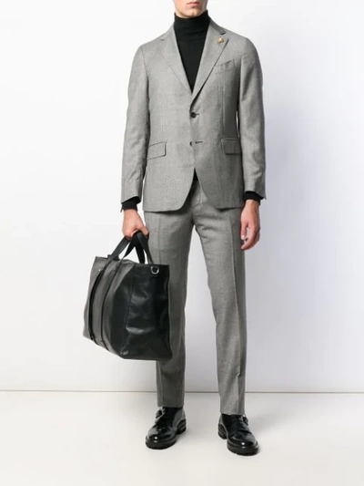 Shop Lardini Zweiteiliger Anzug In Black