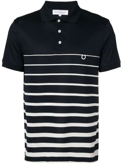 striped polo shirt