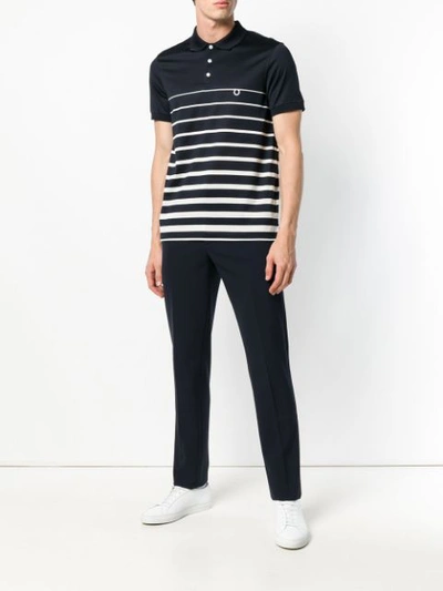 striped polo shirt