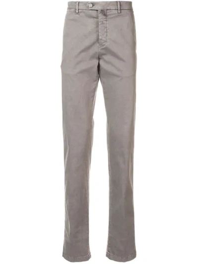 Shop Kiton Relaxed-fit Chinos In Grey