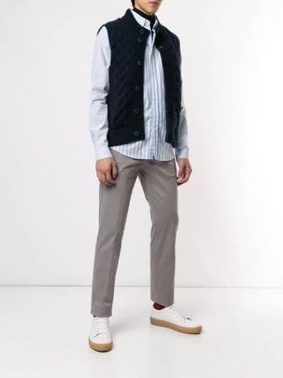 Shop Kiton Relaxed-fit Chinos In Grey