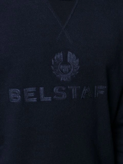 Shop Belstaff 'churchill' Sweatshirt In Blue
