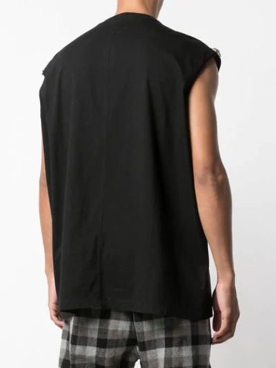 Shop Rick Owens Sleeveless Fitted Top In Black