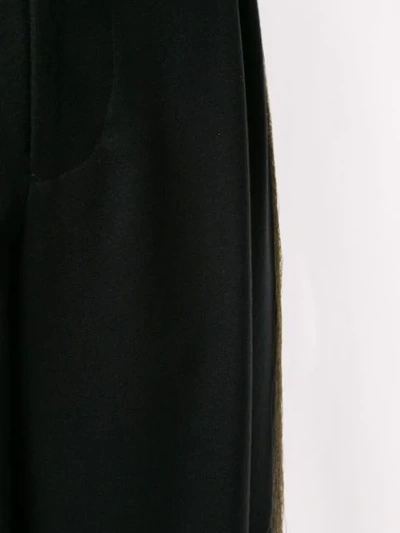 Shop Yohji Yamamoto High Waisted Trousers In Black