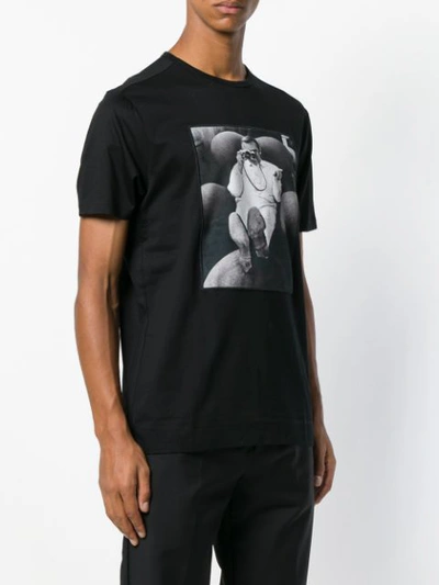 Shop Limitato Photographic Print T-shirt In Black