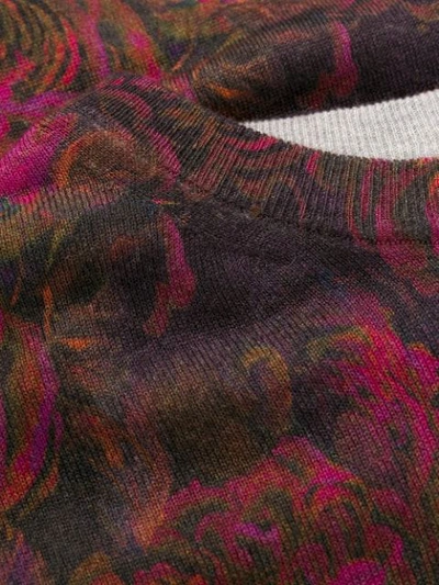 Shop Etro Patterned Long Sleeve Jumper In 400 Multicolor