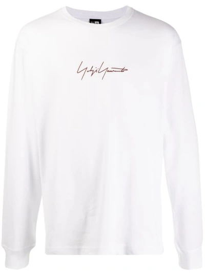 Shop Yohji Yamamoto Crew In White