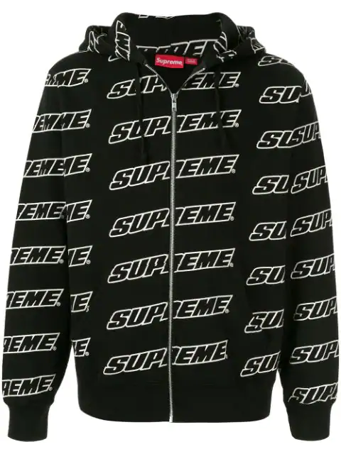 supreme all over print hoodie
