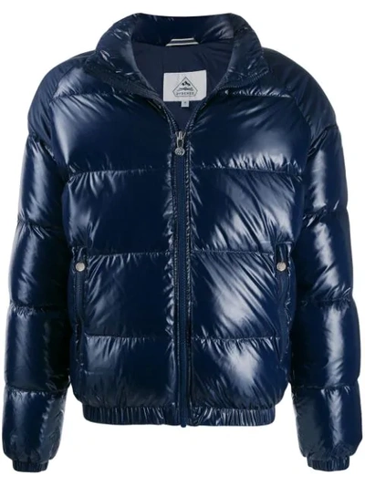 Shop Pyrenex Short Padded Jacket In Admiral