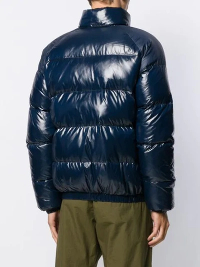 Shop Pyrenex Short Padded Jacket In Admiral