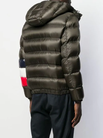 Shop Moncler Willm Padded Coat In Green
