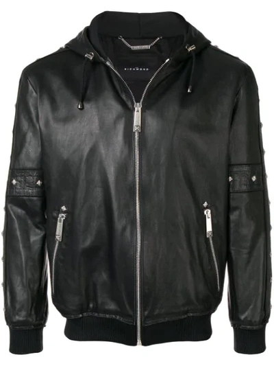 Shop John Richmond Kiki Hooded Jacket - Black