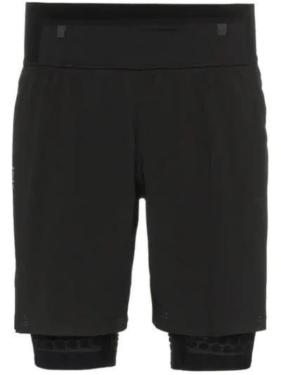 Shop Salomon X The Broken Arm Exo Twinset Shorts In Black