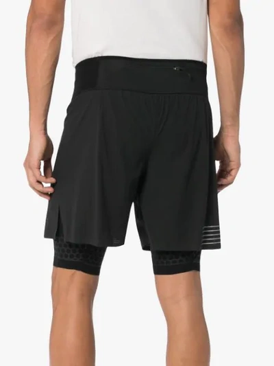 Shop Salomon X The Broken Arm Exo Twinset Shorts In Black