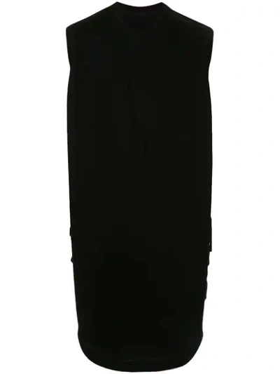 Shop Julius Oversized Tucked Tank Top In Black