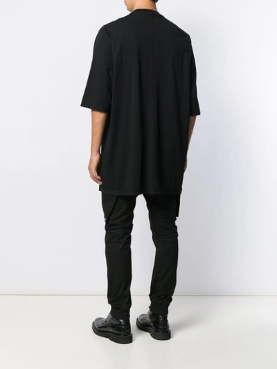 Shop Rick Owens Drkshdw Deeper Than A Mother's Tears Oversized T-shirt In Black