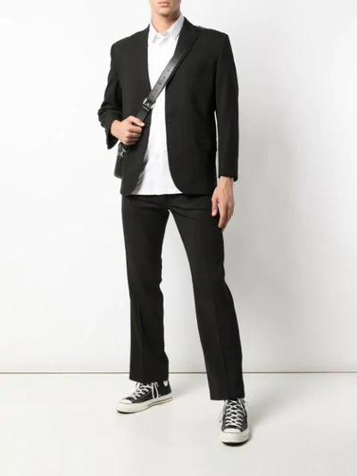 Shop Second / Layer Boxy Suit Jacket In Black