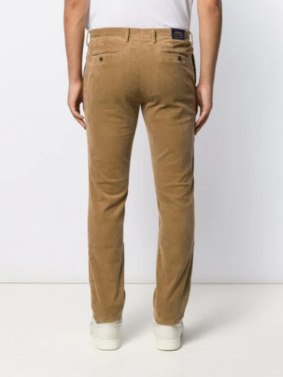 Shop Polo Ralph Lauren Corduroy Chino Pants In Neutrals