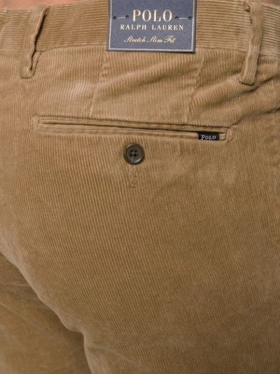 Shop Polo Ralph Lauren Corduroy Chino Pants In Neutrals