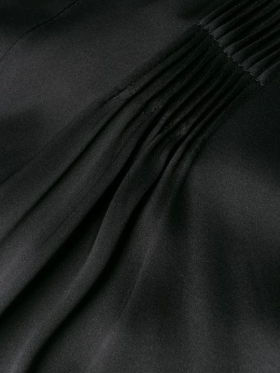 Shop Ann Demeulemeester Long-sleeve Pleated Shirt In Black